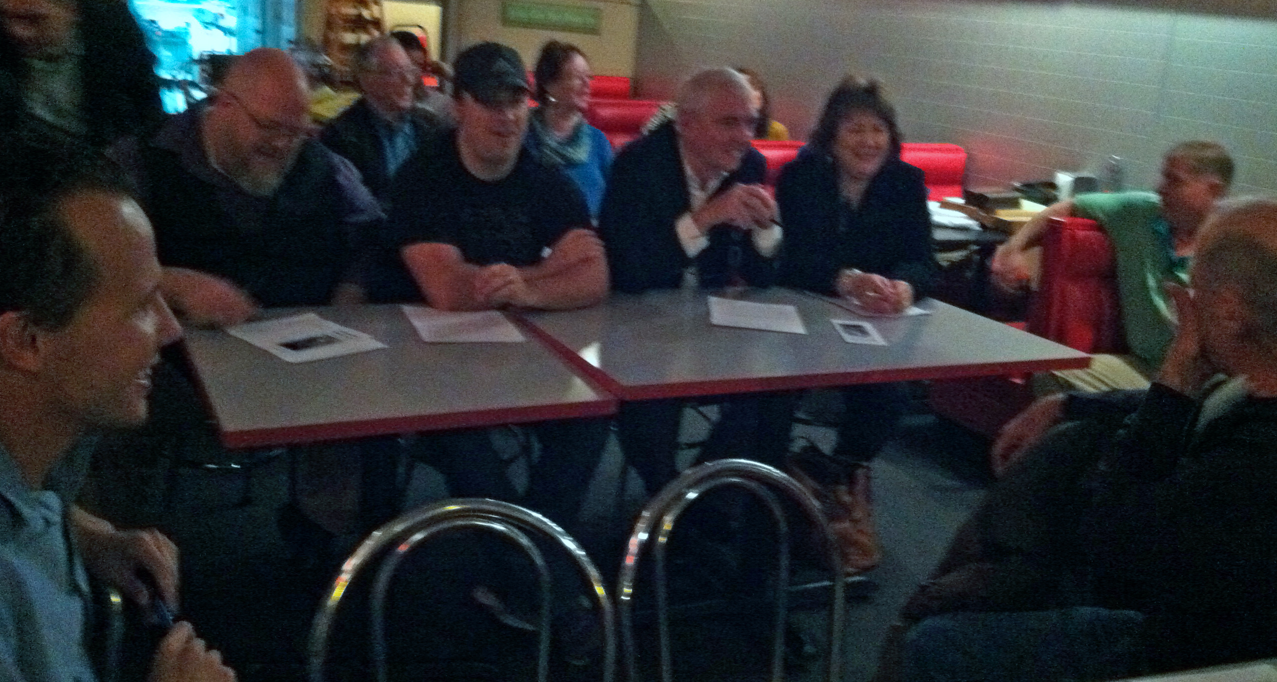 Gary Chesney attending entrepreneurial pitch night.